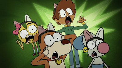 Boy Girl Dog Cat Mouse Cheese