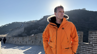 The Great Wall of China with Snow