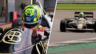 Ollie Bearman Drives Ayrton Senna'