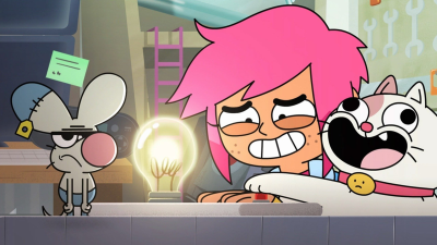 Boy Girl Dog Cat Mouse Cheese