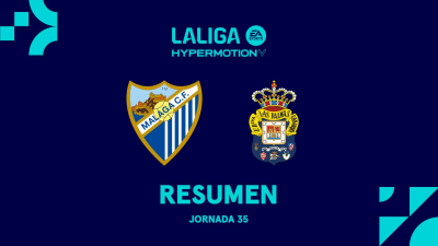 Resúmenes LALIGA HyperMotion T25/26 · Jornada 35: Málaga - Las Palmas