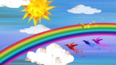 La luna y las estrellas