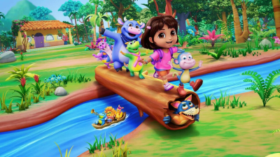 Dora T1 E1 · Alcanzar al Quickatoo; Lorito perdido