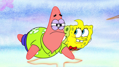 Patricio es la estrella (dobles) T1 E18 · El efecto Patri Mariposa; Una aventura espacial inolvidable