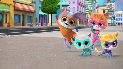 SuperKitties T1 E16 · El lío de los árboles rascadores / El "chafa-conciertos"