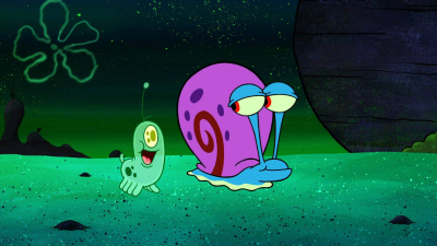 Bob Esponja T12 E4 · Gary tiene piernas; El Rey Plankton