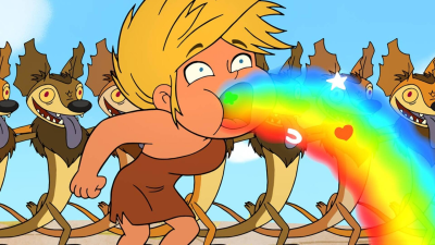 El amanecer de los Croods T1 E10 · La Noche De Los Croods Vivientes / Una Cucharada De "Súcar"